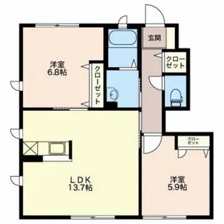 K.Tタウン【1階】の間取り