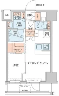 東京都杉並区梅里2【マンション】の間取り