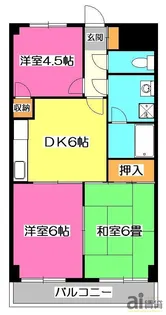 埼玉県所沢市けやき台1【マンション】の間取り