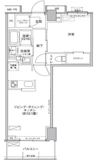 京王府中テラス【4階】の間取り