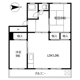 服部ビル A棟【3階】の間取り