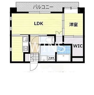 福岡県福岡市博多区下川端町【マンション】の間取り