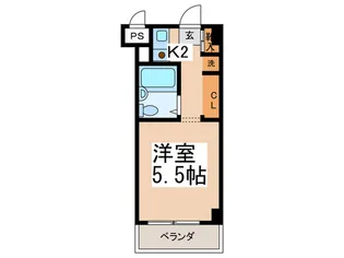 ルクレ青葉台【3階】の間取り