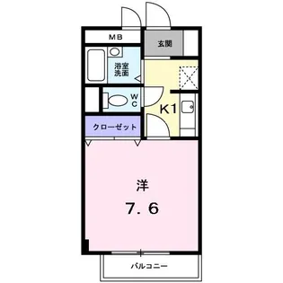 大阪府阪南市鳥取【アパート】の間取り