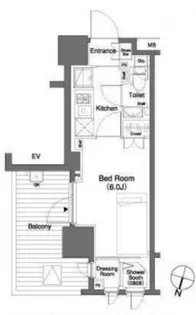 パークキューブ笹塚【3階】の間取り