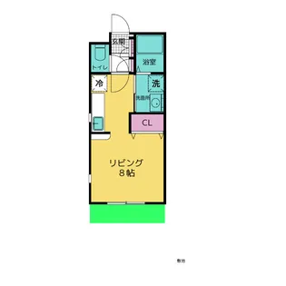 ブルーメンシュトラォス【1階】の間取り