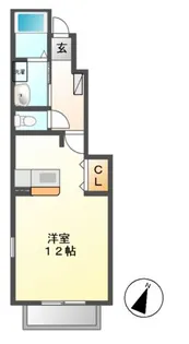 パンセ【1階】の間取り