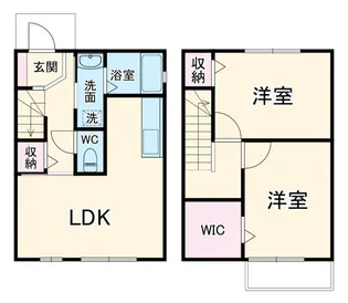 静岡県浜松市中央区領家1【一戸建】の間取り