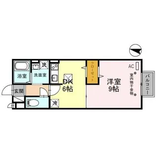 グランシャンブル【1階】の間取り