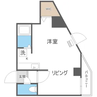 北海道札幌市中央区南四条西11【マンション】の間取り