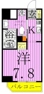 ステージファースト北千住【4階】の間取り