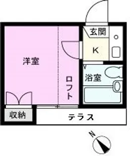 カサミラ【1階】の間取り