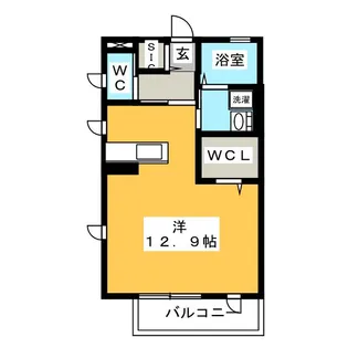 グリーンズ金山【2階】の間取り