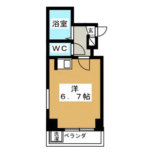 江戸清ビル【3階】の間取り