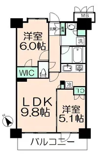 オーチャード【14階】の間取り