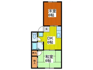 L・MAISON A棟/B棟【2階】の間取り