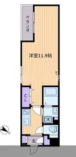 フォセット幡ヶ谷【4階】の間取り