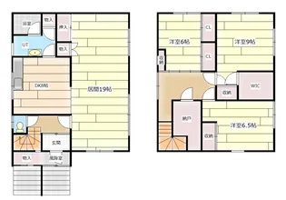 北海道岩見沢市九条東9【一戸建】の間取り