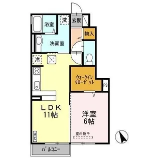 ウィット【1階】の間取り