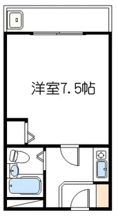 リエール北野【3階】の間取り