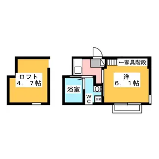 フロントアベニュー生田【1階】の間取り