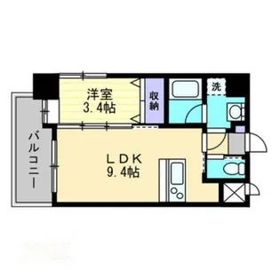 鹿児島県鹿児島市松原町【マンション】の間取り
