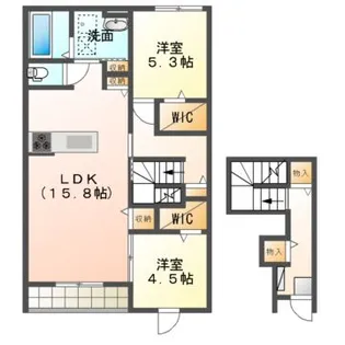 Victory佐古【2階】の間取り