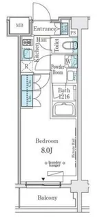 ウエリスアーバン中野坂上【3階】の間取り