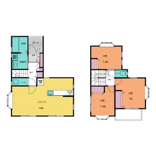 神奈川県横浜市旭区本宿町【一戸建】の間取り