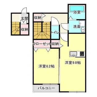 ドミール三輪台【2階】の間取り