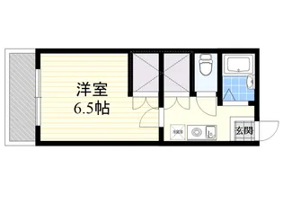 エーデル湯の川【1階】の間取り
