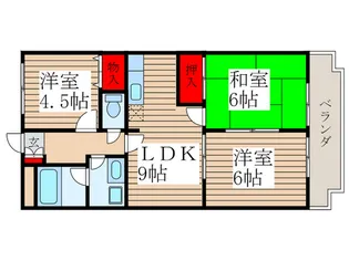 セイハ 松飛【3階】の間取り