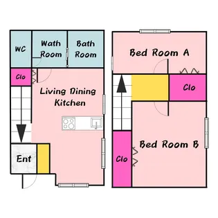 大阪府和泉市寺門町1【一戸建】の間取り