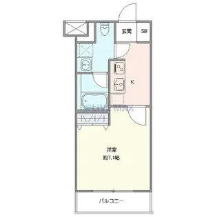 東京都板橋区赤塚3【マンション】の間取り