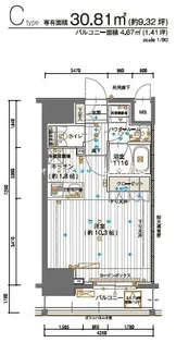 メインステージ神田須田町【5階】の間取り