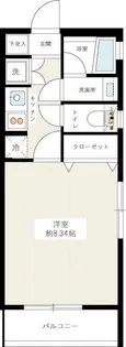 S COMFORT錦糸町(エスコンフォート)【3階】の間取り