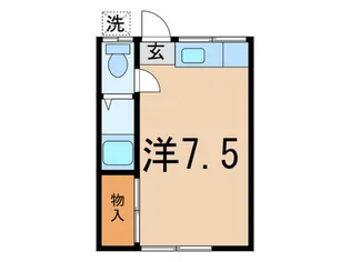 宮本荘【2階】の間取り