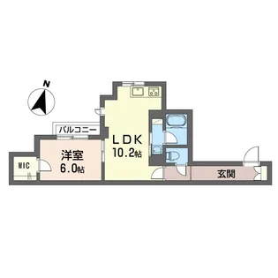フラワー【3階】の間取り