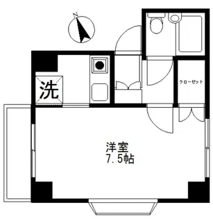 パークサイド松永【3階】の間取り
