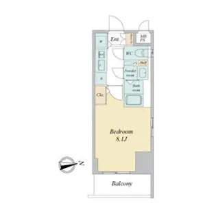 エスプレイス上前津レガシー【2階】の間取り