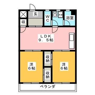 三宝ビル【2階】の間取り