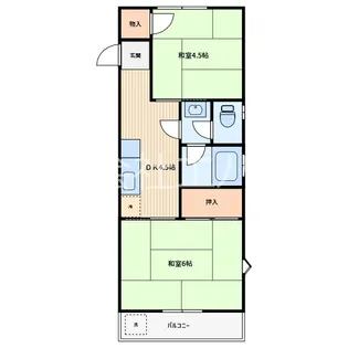 コーポ鈴木【3階】の間取り