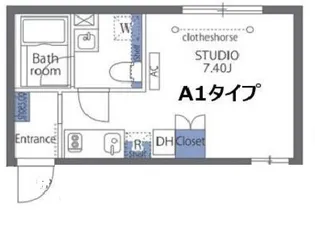 アヴァンタージュ恵比寿【2階】の間取り
