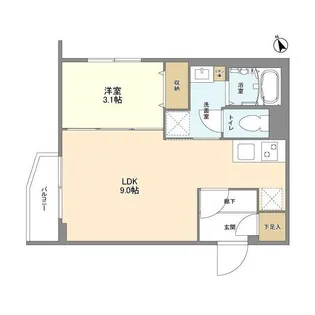ウェルスクエア馬込II【3階】の間取り