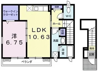 メニービュー【2階】の間取り
