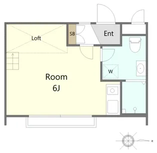 IVY HOUSE【2階】の間取り