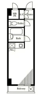 マートルコート三田【6階】の間取り