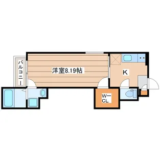 REGALEST Forth笑(ショウ)【2階】の間取り