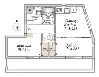 LiveFlat巣鴨【4階】の間取り
