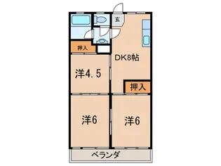 第2知商ビル【3階】の間取り